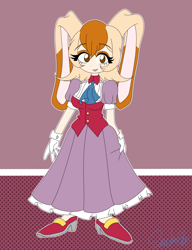 Size: 4834x6308 | Tagged: safe, artist:lenachan3ko, vanilla the rabbit, gijinka