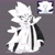 Size: 2048x2048 | Tagged: safe, artist:kanayanga, wolf, spoiler:steven universe, arctic wolf, makeup, mobianified, solo female, steven universe (series), white diamond