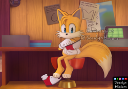 Size: 3000x2100 | Tagged: safe, artist:jocelynminions, miles "tails" prower, sonic prime, shoes