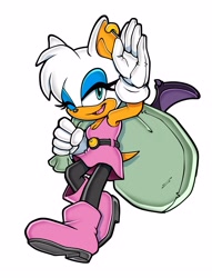 Size: 2912x3814 | Tagged: safe, artist:thenovika, rouge the bat, prototype, prototype rouge