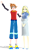 Size: 720x1170 | Tagged: safe, artist:univermangamangasimu, chris thorndyke, maria robotnik, human, 3d, duo, simple background, transparent background