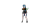 Size: 1102x600 | Tagged: safe, artist:sofisan08, oc, oc:sonia the hedgehog, human, 3d, humanized, mmd, partially humanized, simple background, solo, transparent background