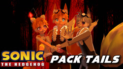 Size: 1192x670 | Tagged: safe, artist:nerey006, miles "tails" prower, tails doll, oc, oc:tails.exe, human, humanized, mmd