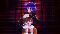 Size: 1192x670 | Tagged: safe, artist:okarutommd, miles "tails" prower, oc, oc:xenophanes, human, humanized, mmd
