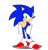 Size: 873x916 | Tagged: safe, artist:trungtranhaitrung, sonic the hedgehog, flat colors, simple background, solo, transparent background