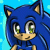 Size: 50x50 | Tagged: safe, artist:kenothewolf, sonic the hedgehog, 2013, animated, blinking, cute, gif, icon, looking at viewer, low res, smile, solo