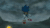 Size: 1280x720 | Tagged: safe, artist:ricecaqes, sonic the hedgehog, super sonic, 2025, abstract background, alternate version, animated, chaos emerald, clenched fists, flying, frown, mid-air, no sound, solo, super form, super transformation, webm