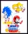 Size: 2304x2761 | Tagged: safe, artist:jamemox, mighty the armadillo, ray the flying squirrel, sonic the hedgehog, 2018, classic mighty, classic ray, classic sonic, cute, looking at viewer, mightabetes, pencilwork, rayabetes, segasonic the hedgehog, smile, sonabetes, traditional media, trio
