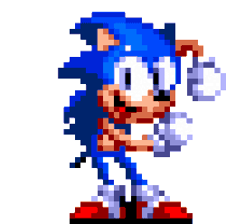 Size: 323x321 | Tagged: artist needed, safe, sonic the hedgehog, hedgehog, sonic mania, animated, classic sonic, cute, dancing, gif, happy, male, pixel art, pixelated, simple background, solo, sonabetes, sprite, transparent background