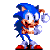 Size: 323x321 | Tagged: artist needed, safe, sonic the hedgehog, hedgehog, sonic mania, animated, classic sonic, cute, dancing, gif, happy, male, pixel art, pixelated, simple background, solo, sonabetes, sprite, transparent background