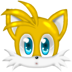 Size: 400x401 | Tagged: safe, artist:gnts, miles "tails" prower, 2010, :o, head only, lineless, looking at viewer, mouth open, simple background, solo, transparent background