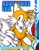 Size: 1497x1940 | Tagged: safe, artist:taikyakichao, miles "tails" prower, sonic adventure, 2025, looking at viewer, male, mid-air, mouth open, open smile, simple background, smile, smiling at viewer, solo, text, uekawa style, white background