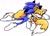 Size: 1585x1148 | Tagged: safe, artist:pxchirizu, miles "tails" prower, sonic the hedgehog, duo, gay, shipping, simple background, sonic x tails, white background