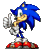 Size: 640x770 | Tagged: safe, editor:jaminux, sonic the hedgehog, 2022, animated, edit, gif, hand on hip, looking back, looking back at viewer, simple background, smile, smiling at viewer, solo, sonic advance, sprite, standing, tapping foot, transparent background, upscaled