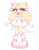 Size: 801x1020 | Tagged: safe, artist:ange1inaa, oc, oc:angie the hedgehog, hedgehog, 2024, cleavage, clothes, dress, eye clipping through hair, female, gloves, hair, long gloves, long hair, mouth open, oc only, open smile, pink eyes, shoes, signature, simple background, smile, socks, solo, standing, stockings, white background, yellow fur