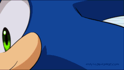 Size: 711x400 | Tagged: safe, artist:myly14, miles "tails" prower, shadow the hedgehog, sonic the hedgehog, 2016, animated, gif, looking at each other, looking at them, rock paper scissors, signature, sweatdrop, trio