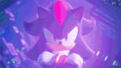 Size: 498x281 | Tagged: safe, shadow the hedgehog, hedgehog, angry, crossed arms, glowing eyes, lightning, male, menacing, solo