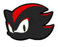 Size: 196x161 | Tagged: safe, artist:sonilan, shadow the hedgehog, 2020, head only, icon, looking at viewer, low res, obtrusive watermark, outline, simple background, solo, transparent background, watermark