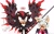 Size: 1615x1017 | Tagged: safe, artist:kiioki11, rouge the bat, shadow the hedgehog, bat, hedgehog, comic, dialogue, doom shadow, duo, english text, female, male, simple background, white background, wings