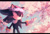 Size: 2048x1404 | Tagged: safe, artist:atomicbell, shadow the hedgehog, 2024, abstract background, cherry blossom petals, cherry blossom tree, daytime, flower, flower crown, frown, hand out, looking offscreen, outdoors, sakura blossoms, solo, spring (season), standing