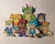 Size: 3456x2792 | Tagged: safe, artist:bruotaku, manik acorn, melody prower, skye prower, sonia acorn, 2024, argyle the crocodile, belle d'coolette, future freedom fighters, group, jacques d'coolette, mobius: 25 years later, smile, smiling at viewer, traditional media