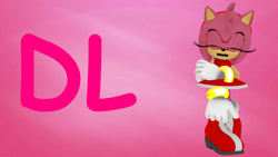 Size: 1192x670 | Tagged: safe, artist:waleedtariqmmd, amy rose, 3d, gradient background, mmd, solo