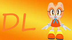 Size: 1024x576 | Tagged: safe, artist:waleedtariqmmd, cream the rabbit, 3d, mmd, solo