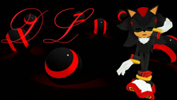 Size: 1024x576 | Tagged: safe, artist:waleedtariqmmd, shadow the hedgehog, 3d, mmd, solo