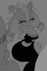 Size: 2317x3481 | Tagged: suggestive, artist:mekaatomic, sticks the badger, badger, human, date, female, heart, human male, in love, sexy, shipping, straight, stupid sexy sticks, thicc, thick thighs, thighs