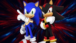 Size: 1920x1080 | Tagged: safe, artist:soniclover82, shadow the hedgehog, sonic the hedgehog