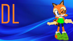 Size: 1024x576 | Tagged: safe, artist:waleedtariqmmd, marine the raccoon, 3d, mmd, solo