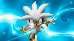 Size: 1920x1080 | Tagged: safe, artist:soniclover82, silver the hedgehog