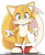 Size: 750x904 | Tagged: artist needed, safe, miles "tails" prower, fox, cute, front view, happy, looking at viewer, male, simple background, smile, smiling at viewer, solo, tailabetes, white background