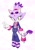 Size: 749x1076 | Tagged: safe, artist:chaosc0ntr0l, blaze the cat, cat, clothes, female, hello kitty, solo