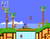 Size: 248x192 | Tagged: safe, artist:joeytherabbit, coconuts, miles "tails" prower, sonic the hedgehog, sonic the hedgehog 2, 2019, 8-bit, badnik, bridge, chopper, classic sonic, classic tails, coconut, daytime, emerald hill, fake screenshot, grass, group, low res, mid-air, outdoors, ring, robot, running, sonic the hedgehog 2 (8bit), spinning tails, sprite, style emulation, tree, water, waterfall