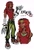 Size: 1412x2048 | Tagged: safe, artist:kiioki11, knuckles the echidna, human, chain, character name, dark skin, humanized, necklace, simple background, white background