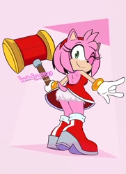 Size: 1605x2217 | Tagged: safe, artist:pumpkinspice751, amy rose, bloomers