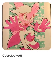 Size: 1352x1505 | Tagged: safe, artist:tracy yardley, nicole the hololynx, overclocked nicole, super form