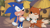Size: 3840x2160 | Tagged: safe, artist:cacti, miles "tails" prower, sonic the hedgehog, adventures of sonic the hedgehog, 2022, abstract background, daytime, duo, faic, fake screenshot, flat colors, meme, nice watch nerds!, outdoors, reaction image, redraw, sonic paradox, squinting, standing, style emulation, watch