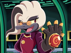 Size: 1000x750 | Tagged: safe, artist:y-firestar, dr. starline, sonic x, 2019, fake screenshot, looking at viewer, show accurate, smile, solo, sonic x style, style emulation