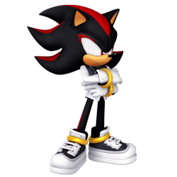 Size: 2500x2500 | Tagged: safe, artist:nibroc-rock, shadow the hedgehog, 3d, simple background, solo, suit, transparent background