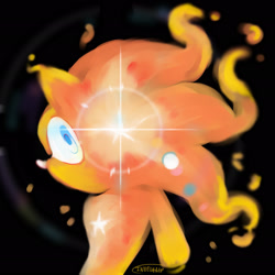 Size: 2048x2048 | Tagged: safe, artist:ineedanappp, sonic the hedgehog, 2025, black background, simple background, solo, sonictober, sonictober 2025