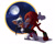 Size: 1024x810 | Tagged: safe, artist:kittydee, knuckles the echidna, rouge the bat, knuxouge, shipping, straight