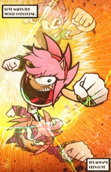 Size: 2650x4096 | Tagged: safe, artist:shutupjojo_, amy rose, boom amy, classic amy