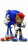 Size: 2160x3840 | Tagged: safe, artist:sonic3245, sally acorn, sonic the hedgehog, chipmunk, hedgehog, 2022, 3d, blender, duo, sally x sonic, sally's ringblader outfit, shipping, simple background, straight, transparent background