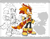 Size: 1800x1400 | Tagged: safe, artist:cylent-nite, amy rose, trip the sungazer, lizard, 2024, duo, duo female, female, females only, height chart, height comparison, modern style, mouth open, open smile, redesign, silhouette, sketch, smile, smiling at viewer, solo, solo focus, standing, style emulation