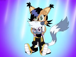 Size: 4000x3000 | Tagged: safe, artist:fartist2020, nicole the hololynx, tangle the lemur