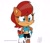 Size: 1253x1080 | Tagged: safe, artist:twincubcakes, sally acorn, chipmunk, 2026, female, hand on hip, looking offscreen, sally's ringblader outfit, simple background, solo, standing, watermark, white background