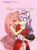 Size: 1535x2048 | Tagged: safe, artist:storyfrvr, amy rose, blaze the cat, cat, hedgehog, 2026, alternate outfit, amy x blaze, blushing, cake, cute, duo, english text, female, food, holding something, kiss, kiss on cheek, lesbian, plate, purple background, shipping, signature, simple background, smile, smoke, standing, sweatdrop, text, valentine's day