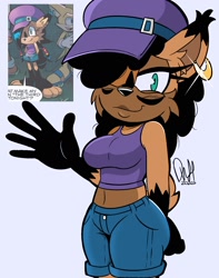 Size: 1500x1900 | Tagged: safe, artist:darkwolfhybrid, nicole the hololynx